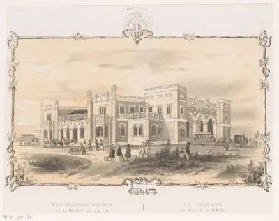 Stationsgebouw in Rotterdam