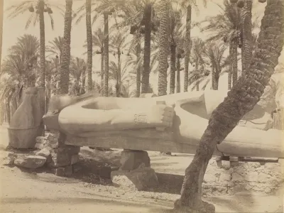 Statue of Ramesses at Saqqara