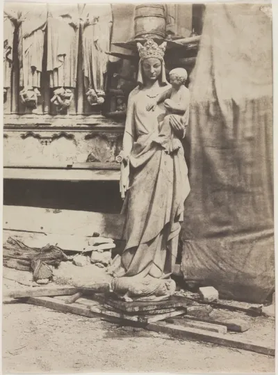 Statue of the Virgin, Notre Dame de Paris