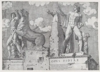Statues of the Dioscuri at the Quirinal, Rome