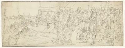 Stedenmaagd van Den Bosch en prins Frederik Hendrik