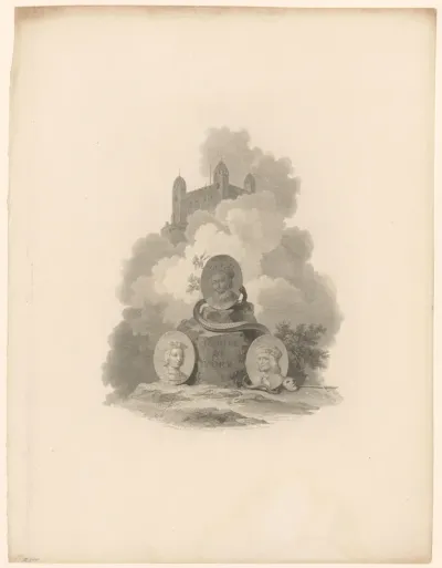 Steen met portretten van Eduard IV, Eduard V en Eduard VI van het huis York