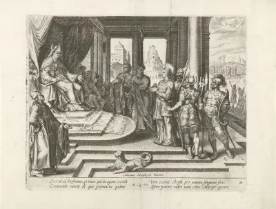 Stefanus voor de hogepriester