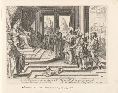 Stefanus voor de hogepriester