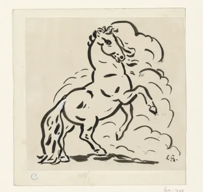 Steigerend paard