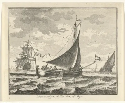 Steigerschuit op het water
