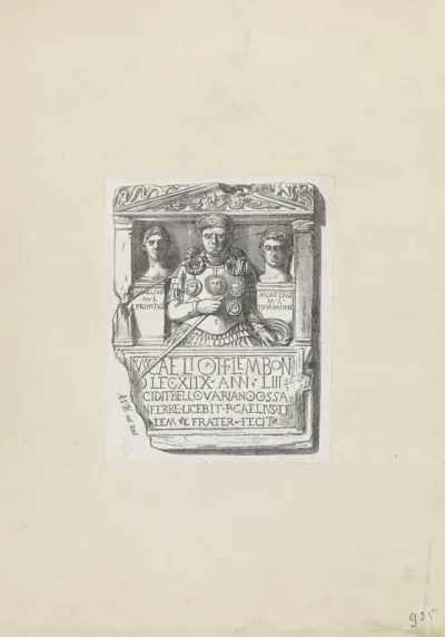 Stèle met Romeins borstbeeld