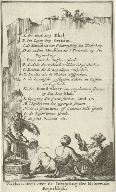 Stenen tablet met de voorschriften van Mozes