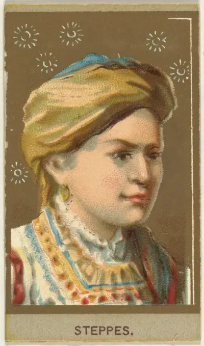 Steppes, from the Races of Mankind series (T181) issued by Abdul Cigarettes