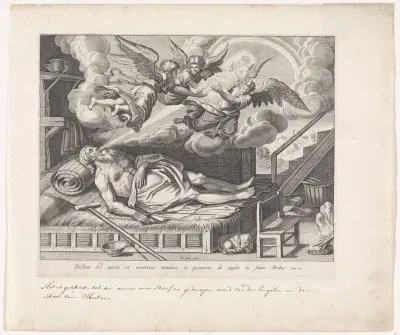 Sterfbed van de arme Lazarus