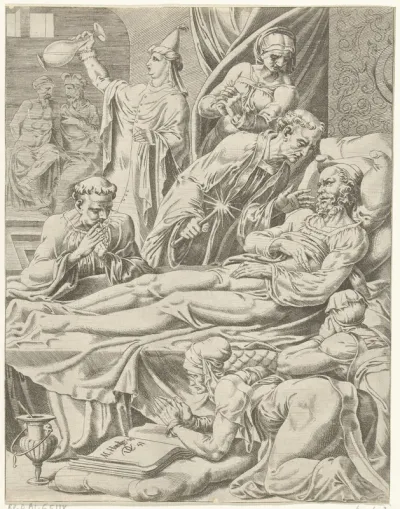 Sterfbed van de rijke man
