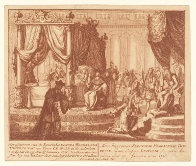 Sterfbed van Eleonora van Palts-Neuburg, 19 januari 1720