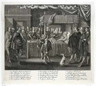 Sterfbed van Frederik Hendrik, 1647