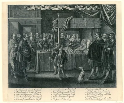 Sterfbed van Frederik Hendrik, 1647