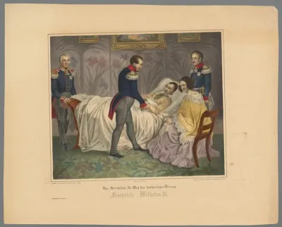 Sterfbed van Frederik Willem III van Pruisen