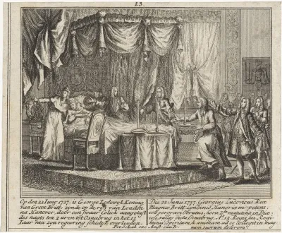 Sterfbed van George I van Groot-Brittannië