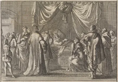 Sterfbed van Maria de Medici, 1642