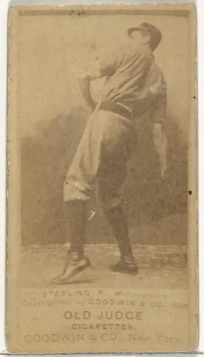 Sterling, Pitcher, Minneapolis, from the Old Judge series (N172) for Old Judge Cigarettes
