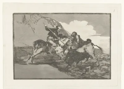 Stierenjacht te paard
