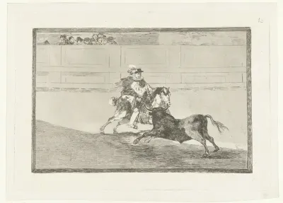Stierenvechter in een arena