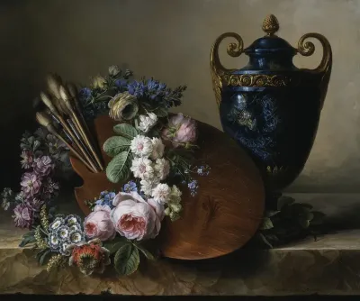 Still life. An Homage to Van Spaendonck