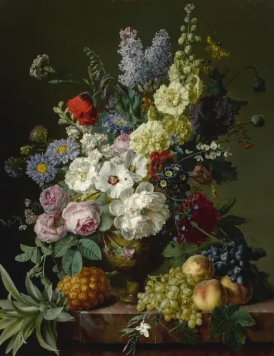 Still Life of Flowers in a Vase