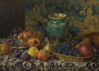 Still Life with a Green Pitcher