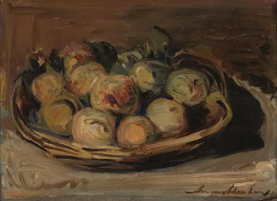 Still Life with Apples in a Basket