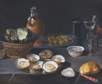Still-life with artichokes.