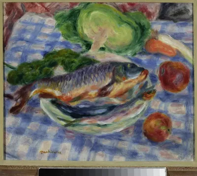 Still life with carp.