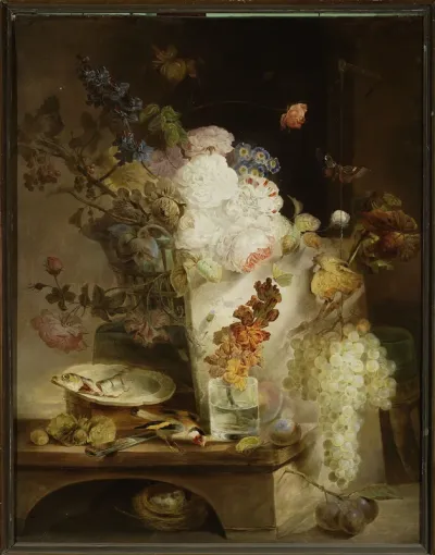 Still life with flowers.