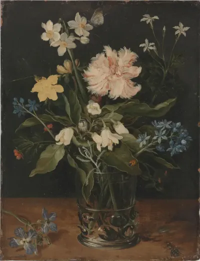 Still Life with Flowers in a Glass