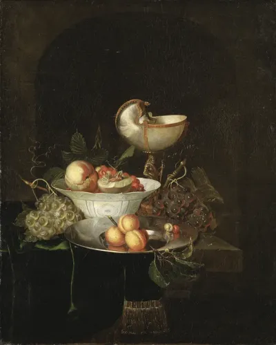 Still-life with Fruit and Nautilus Cup