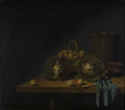 Still life with fruit and vegetables