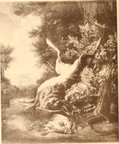Still life with fruits of the hunt