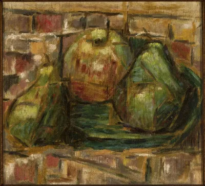 Still life with pears