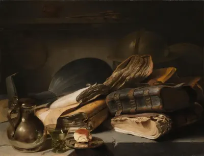 Stilleven met boeken