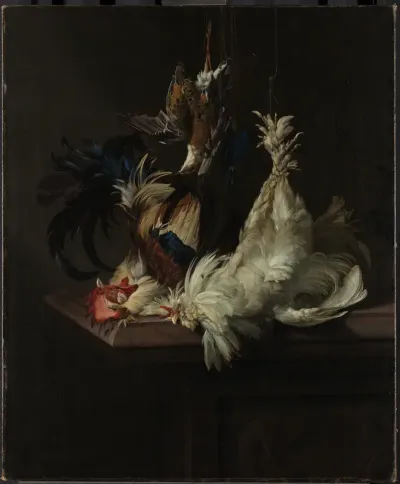 Stilleven met gevogelte