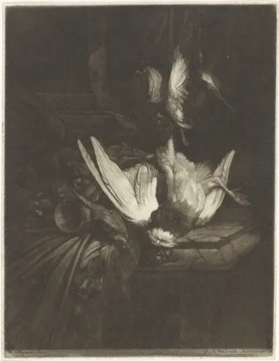 Stilleven met gevogelte