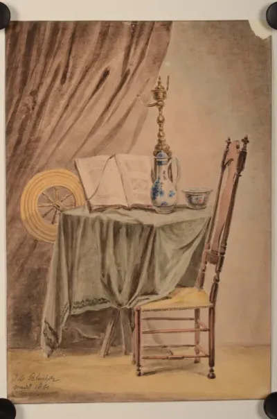 Stilleven met Spinnenwiel