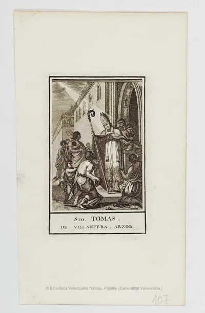 Sto. Tomas de Villanueba. Arzob. [Material gráfico]