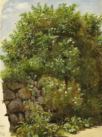 Stone fence.