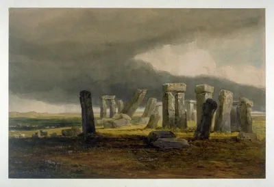 Stonehenge - A Storm Coming On
