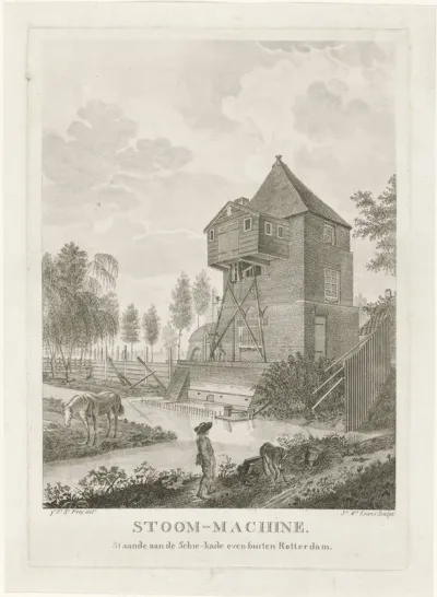 Stoommachine te Rotterdam, 1776