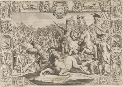 Stor romersk fægtning (allegori på pave Urbanus VIII)