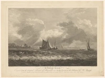 Storm aan de kust