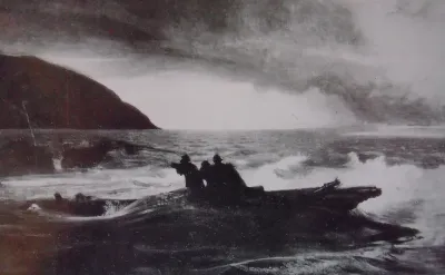Storm on the Volga.