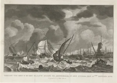 Storm op het IJ, 1776
