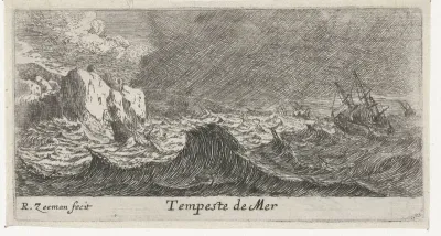 Storm op zee