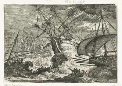 Storm op zee